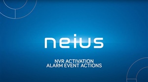 Alarm event actions