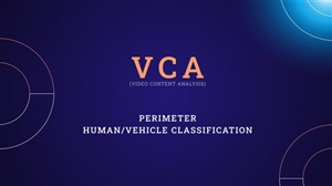 Funzione Perimeter - Human/Vehicle Classification - Allarme permanenza persone